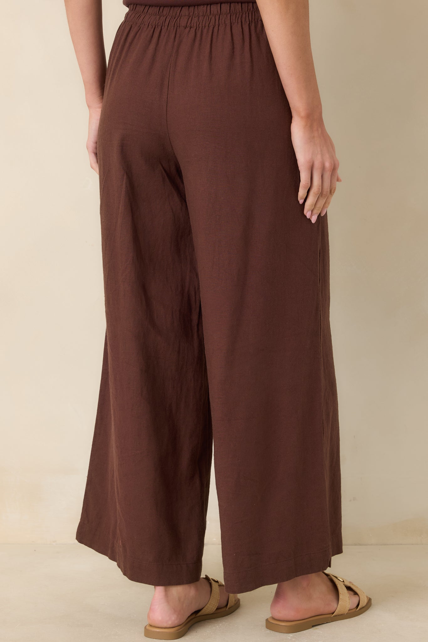 Z Supply Chocolate Brown Scout Linen Pants