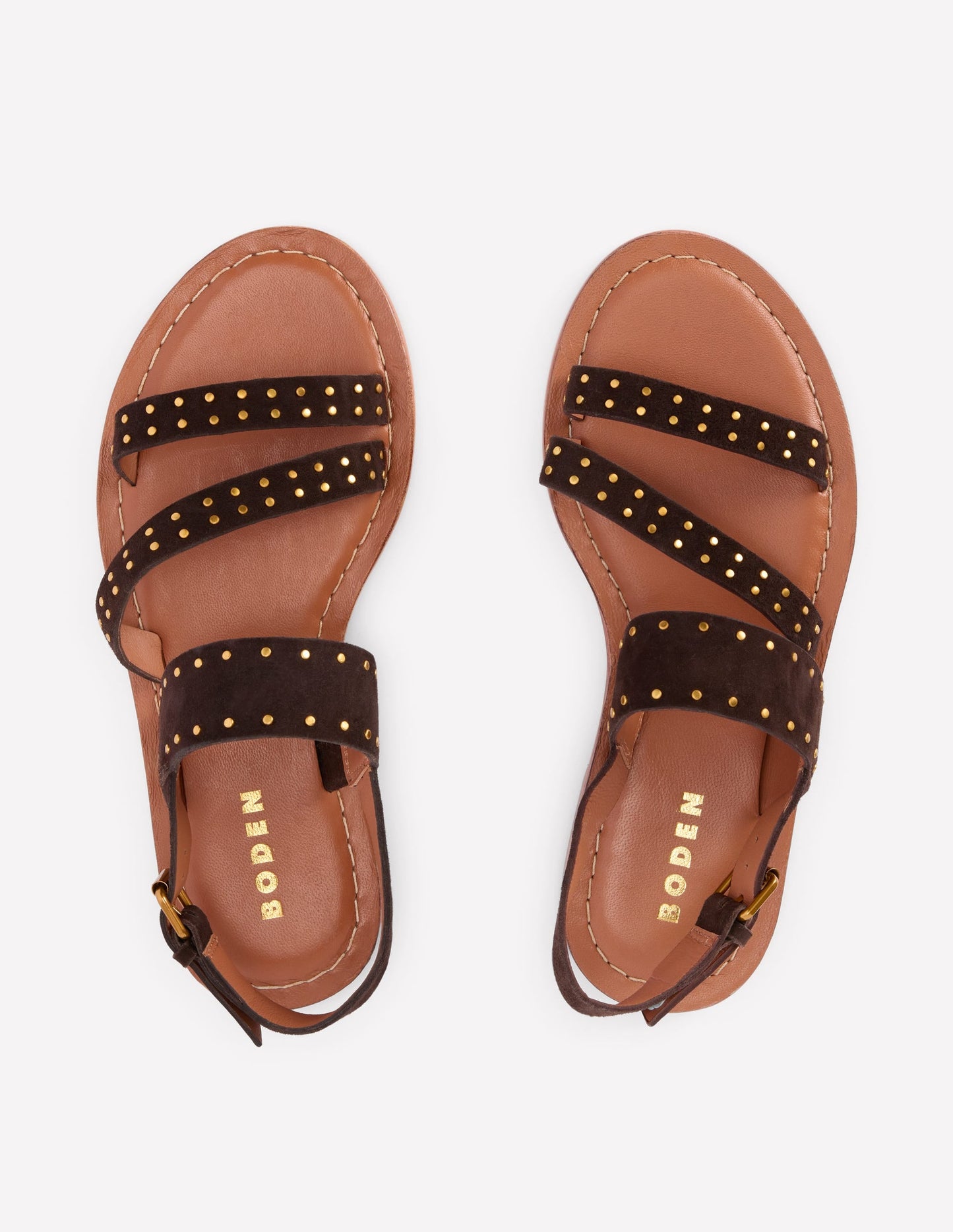 Asymmetric Sandal-Bitter Chocolate