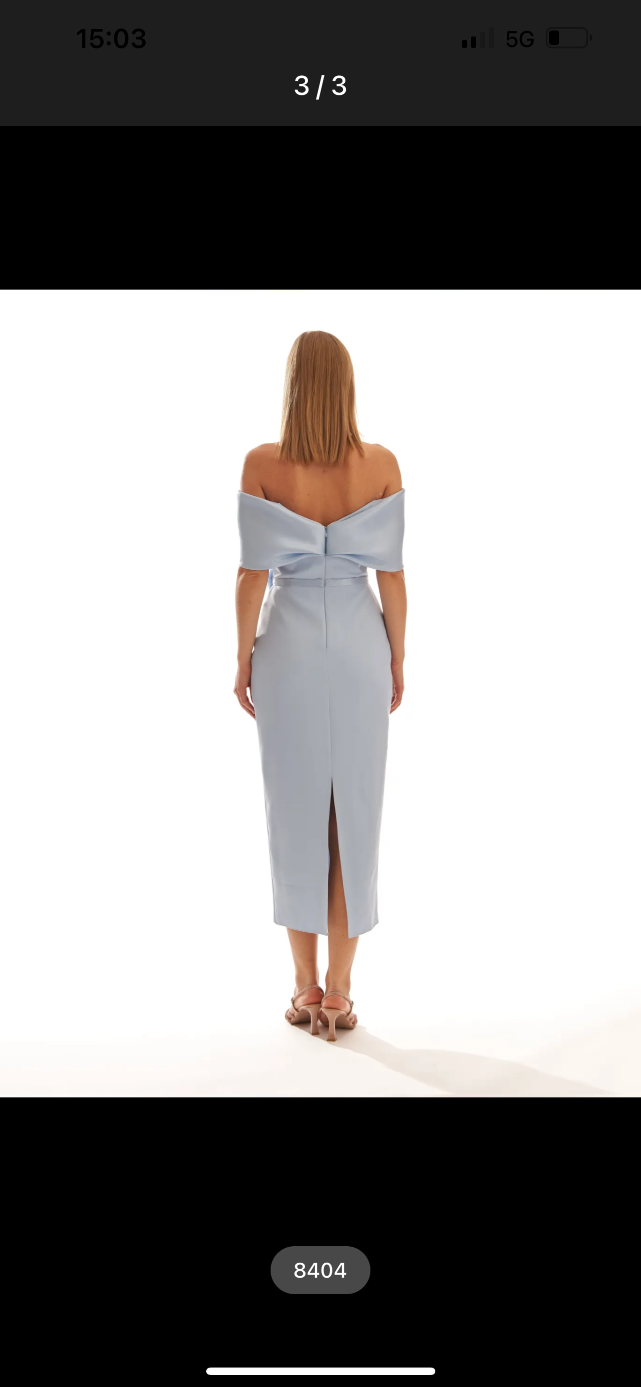 The Derin dress baby blue