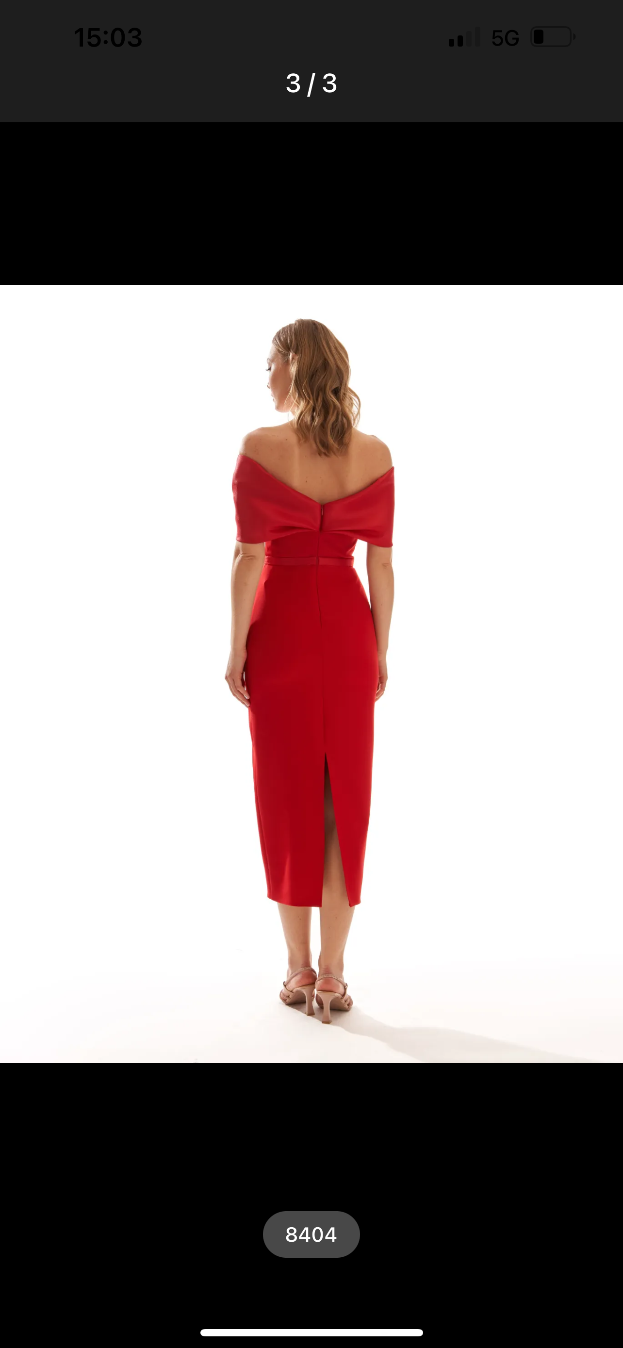 The Derin dress red