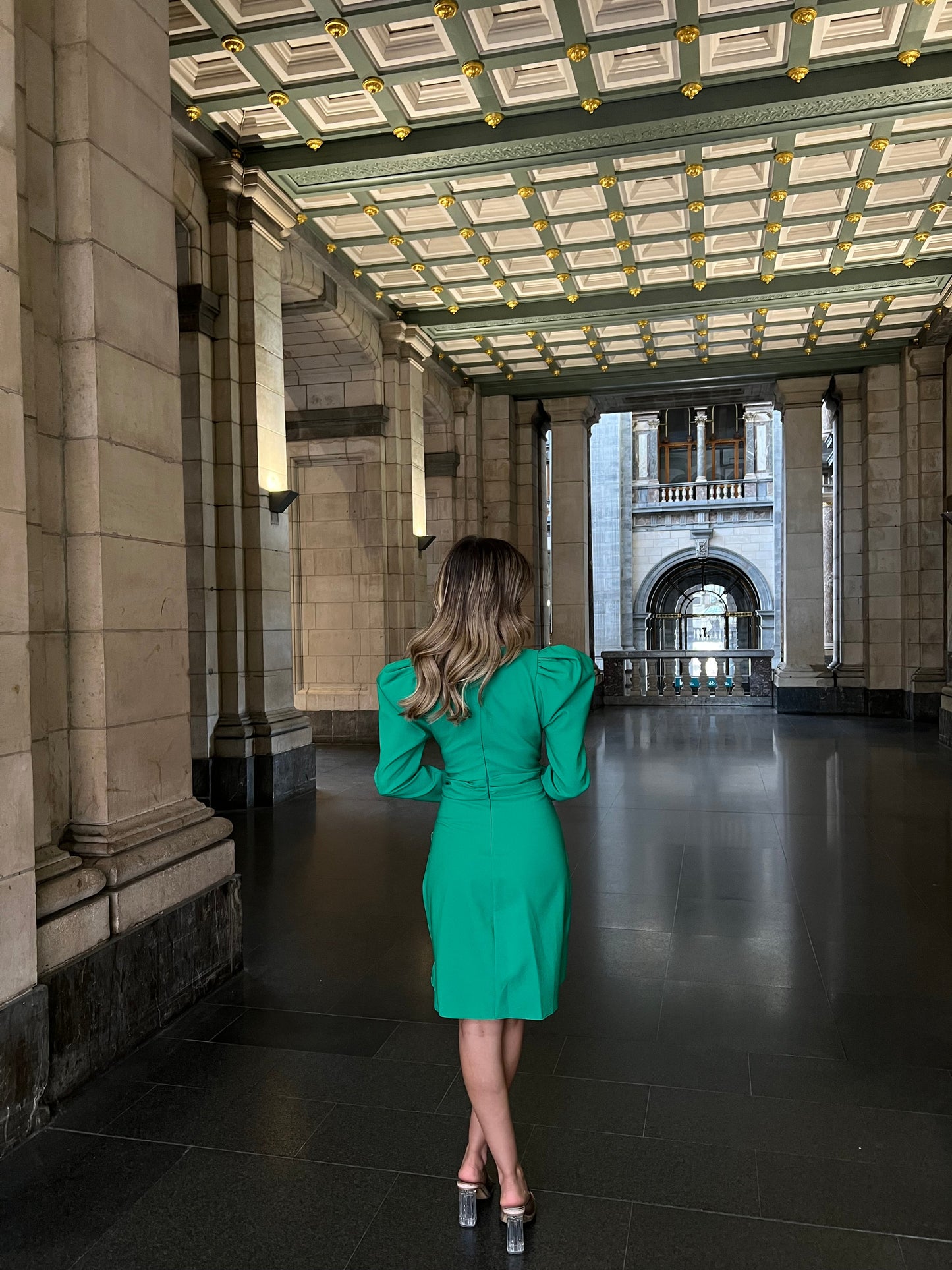 The Rozi dress green
