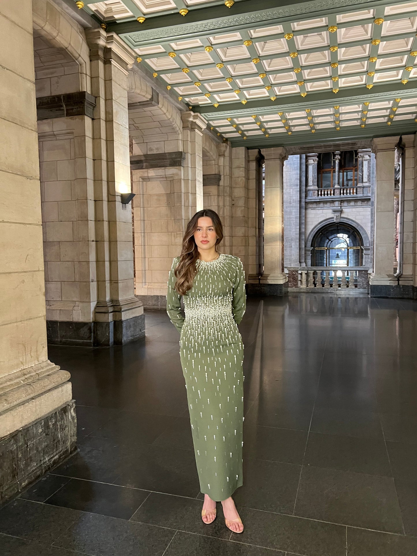 The Viana dress khaki