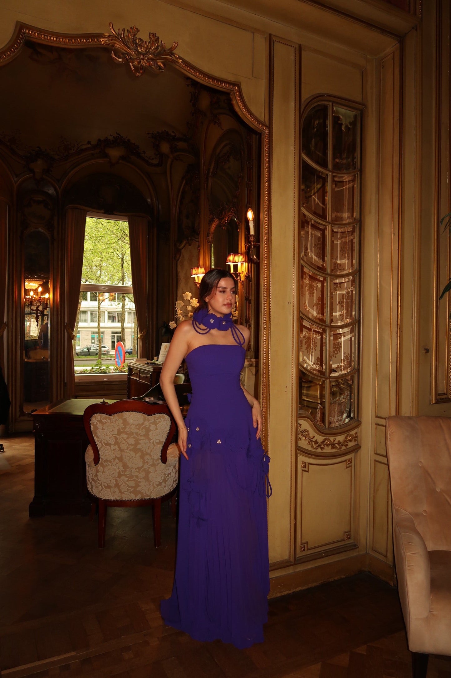 The Lizge dress purple