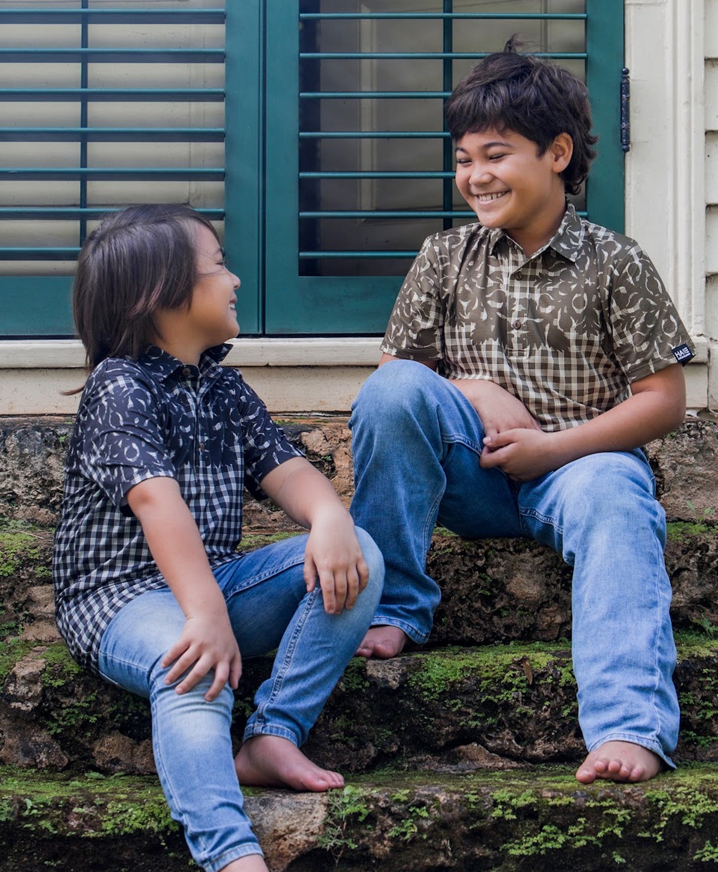 Palaka Kuiki Keiki Pullover Olive