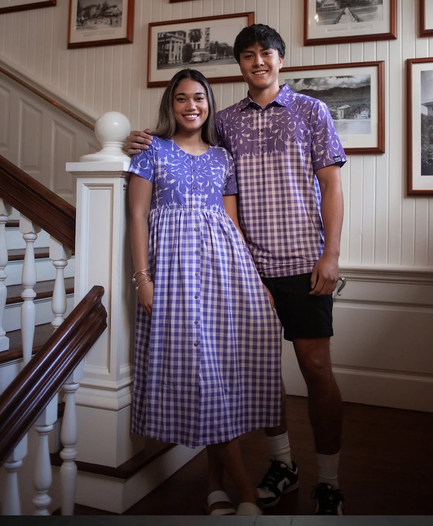 Palaka Kuiki Aulani Midi Dress Kula Lavender