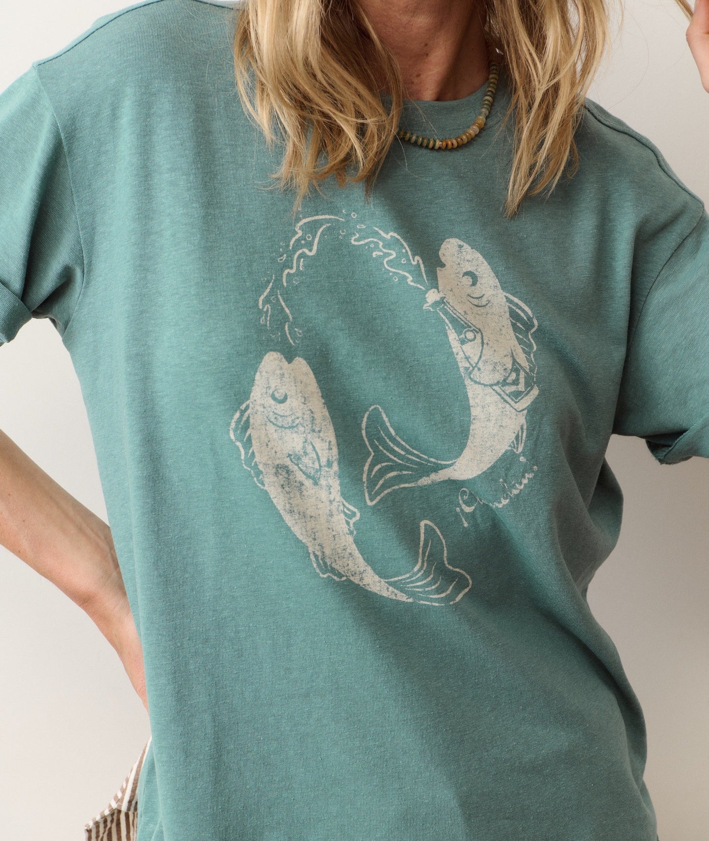 Marine Layer Oversized Hemp Graphic Tee