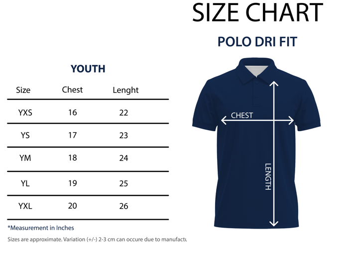Mala Kalo Anywhere Polo Sky Blue Youth