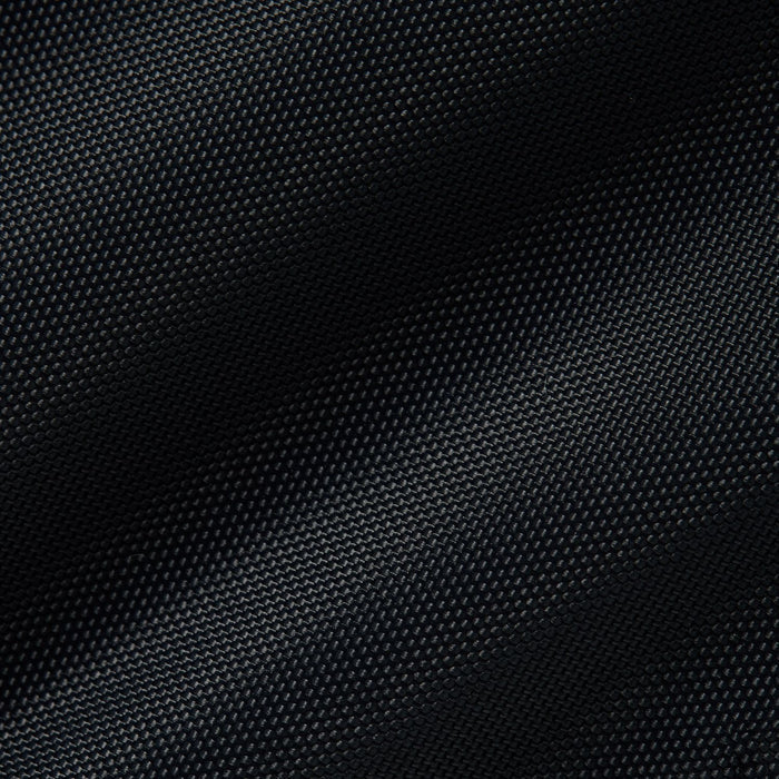 Black woven fabric texture closeup