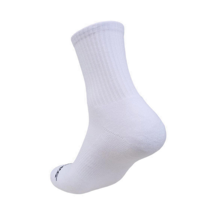Skechers 3Pk Mens 1/2 Terry Low Crew Socks - White