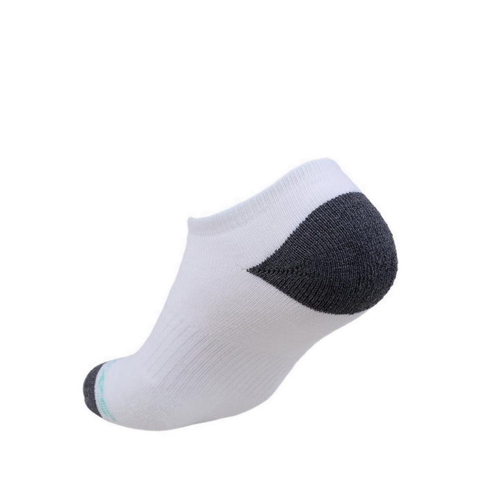 Skechers 3Pk Women Full Terry No Show Socks - Black / White / Grey