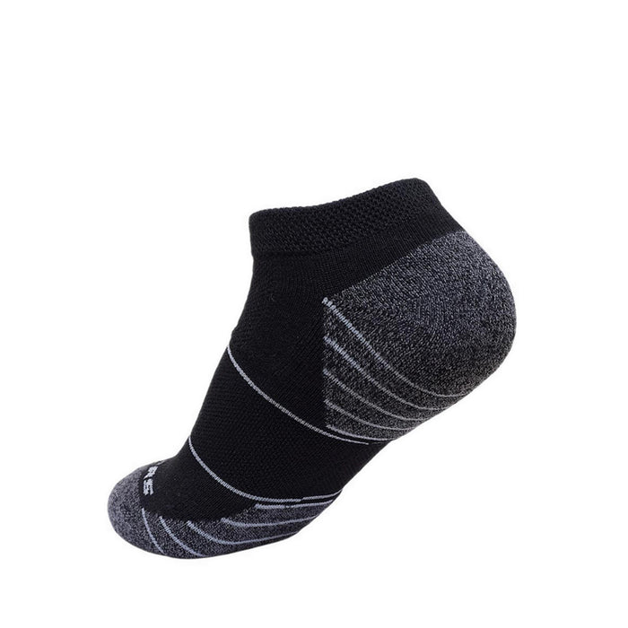 Skechers 3Pk Womens Extended Terry Low Cut - Black