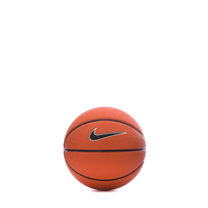 Mini basketball, orange with black seams and Nike swoosh