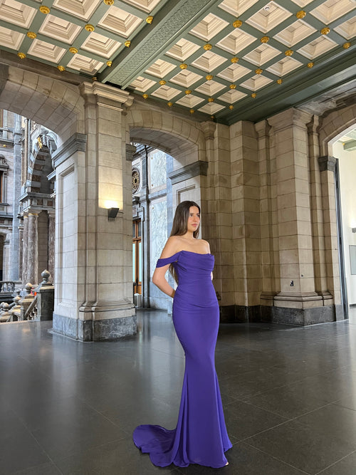 The Meyra dress purple