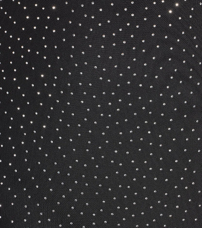 Sparkle Time Rhinestone Mesh Bodycon Mini Dress