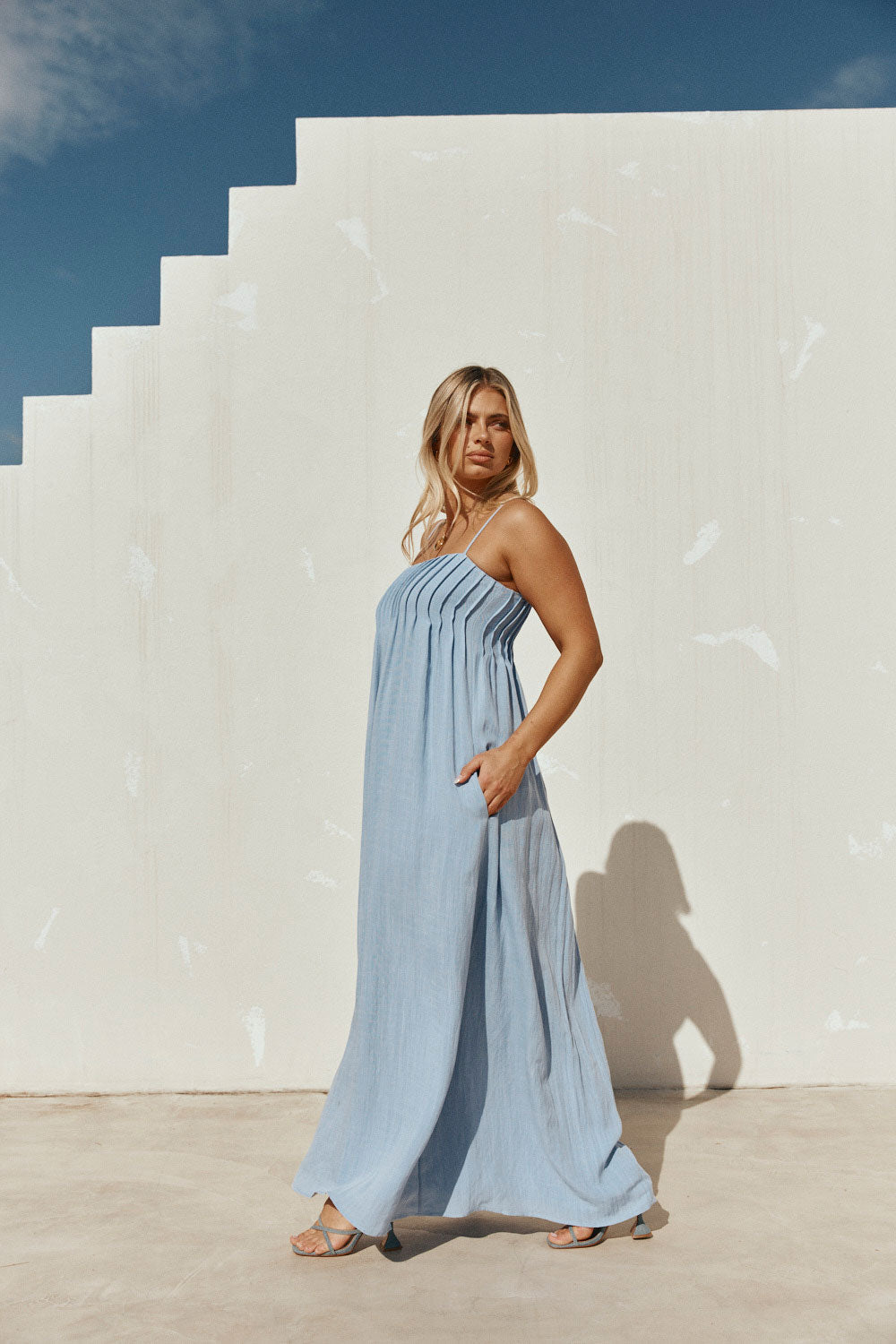 Ada Dress - Blue