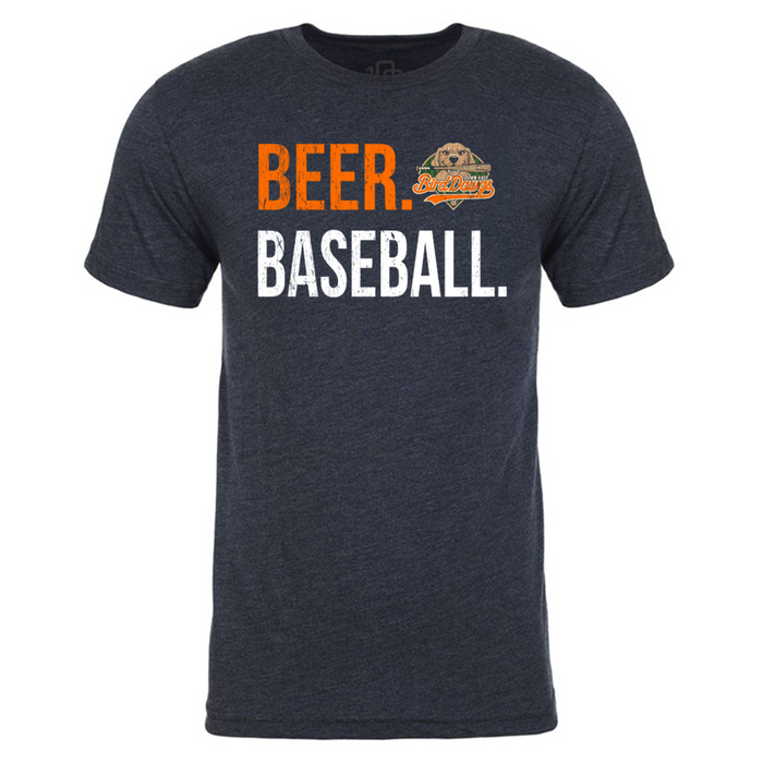 108 Stitches Beer Baseball Tee