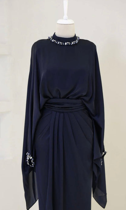 The Doa dress navy blue
