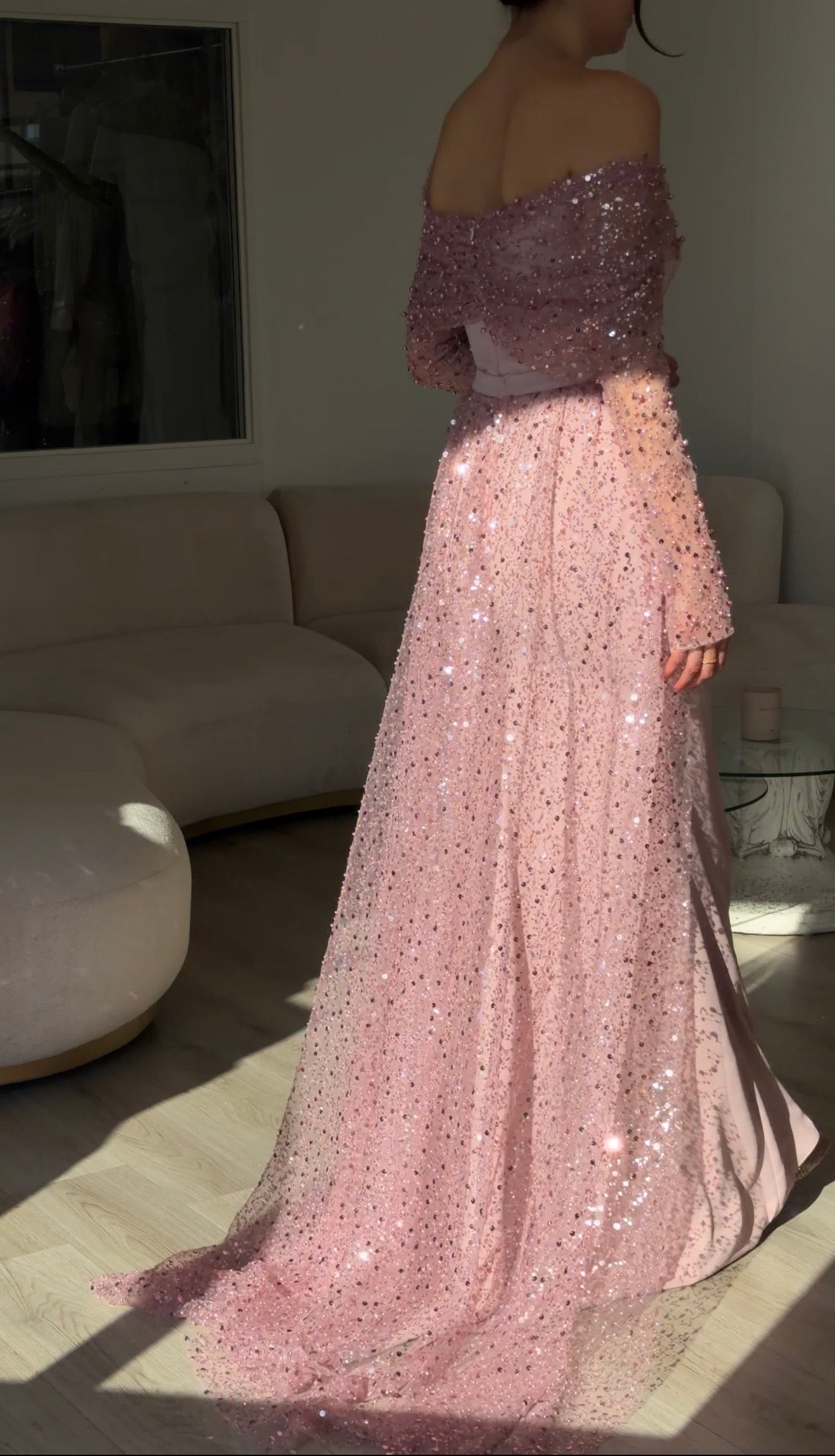 The Merle dress soft pink