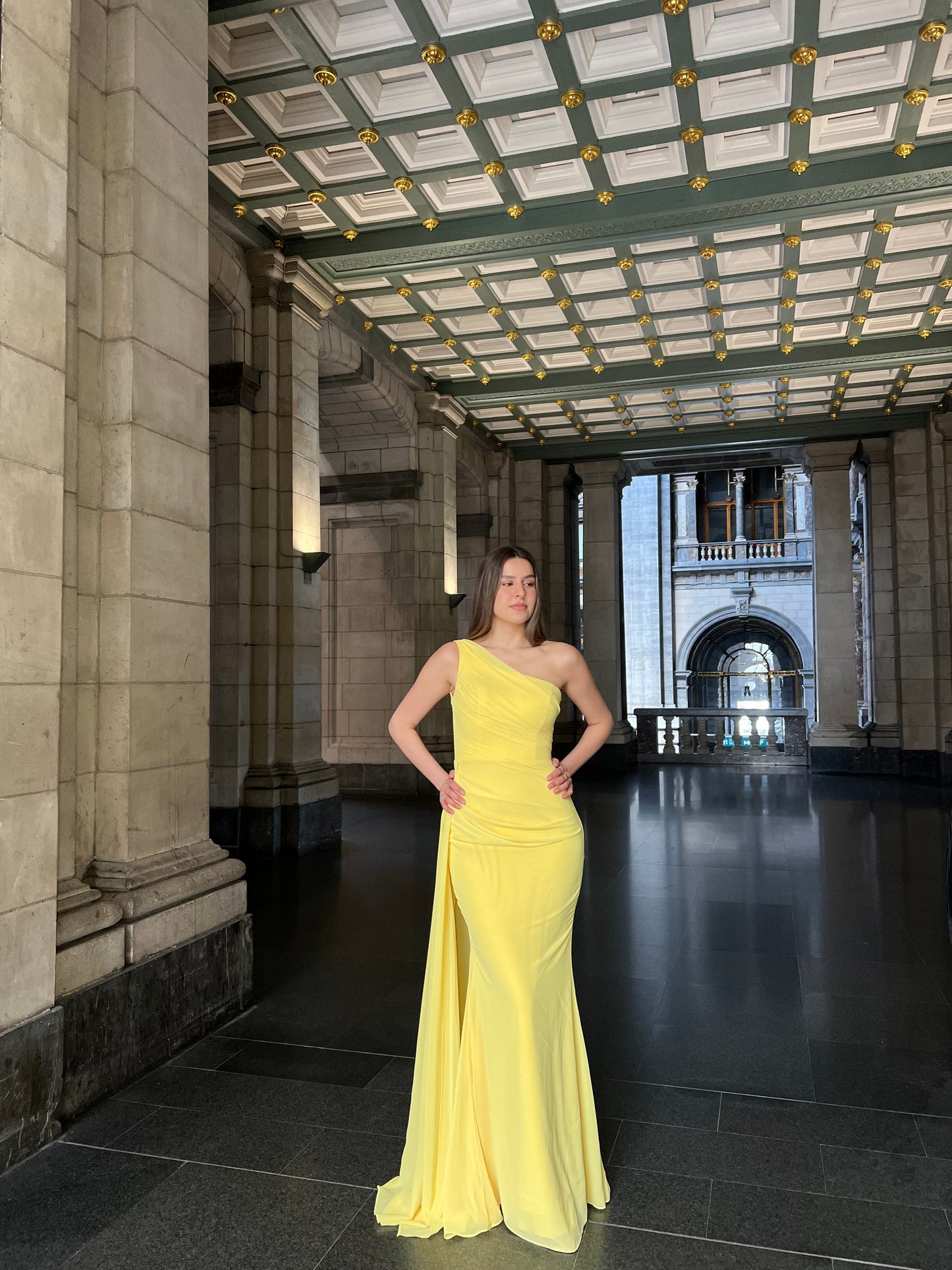 The Vanessa dress yellow