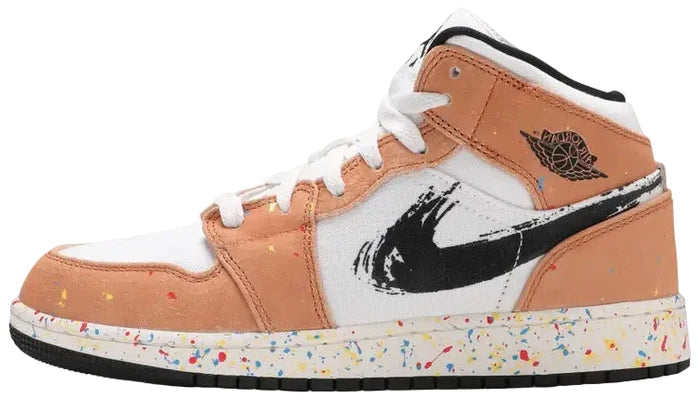 2021 Air Jordan 1 Mid SE "Brushstroke" (GS)
