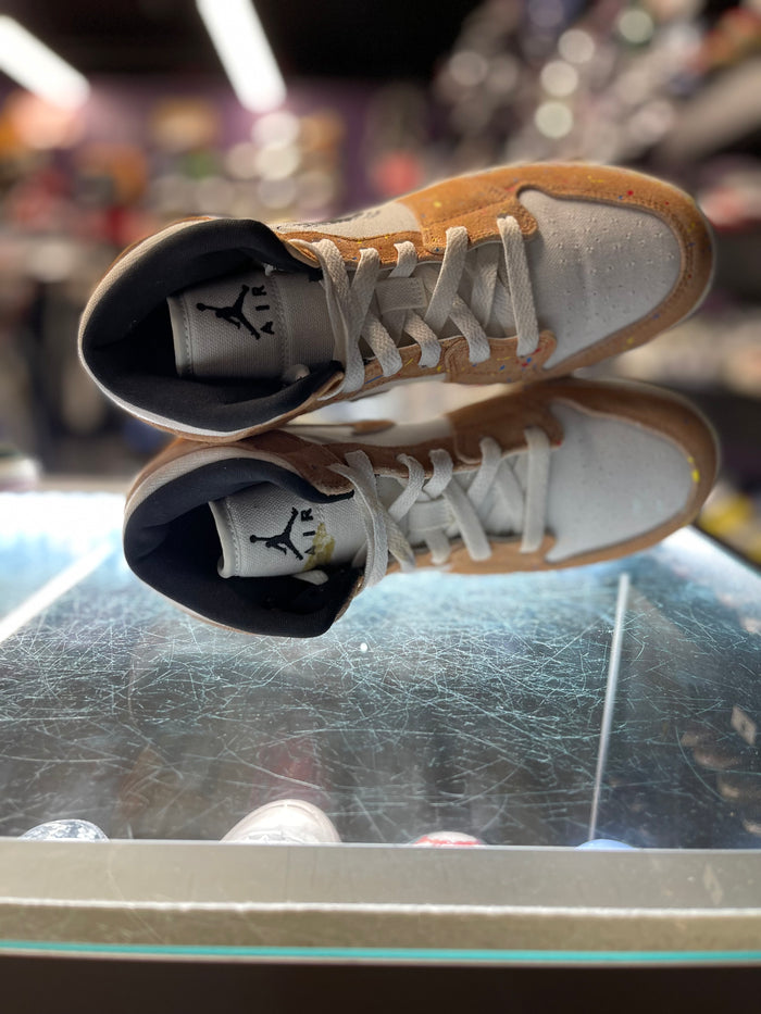 2021 Air Jordan 1 Mid SE "Brushstroke" (GS)