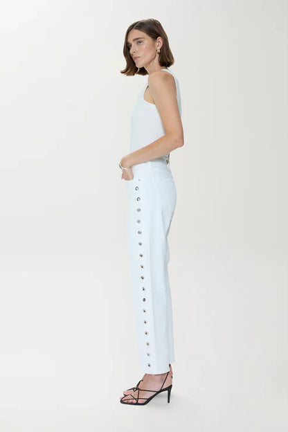 Lexi Bowed in Vivid White