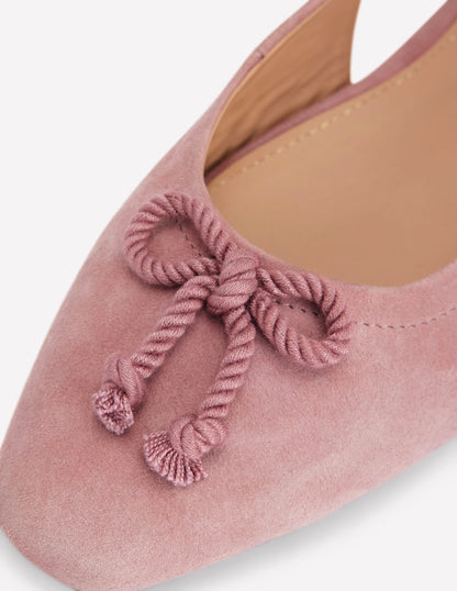 Easy Slingback Flats-Blush
