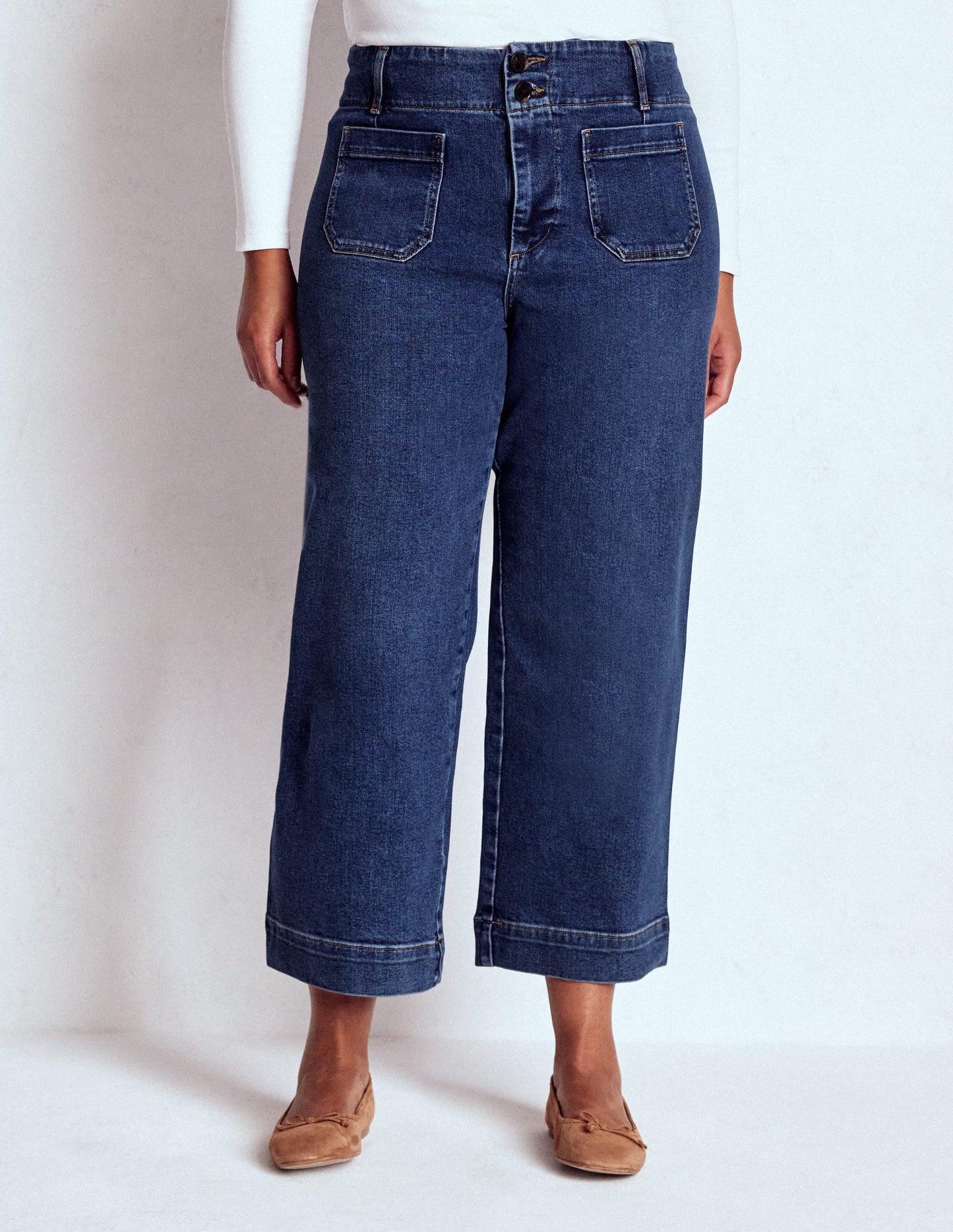 Primrose Cropped Pants-Mid Vintage
