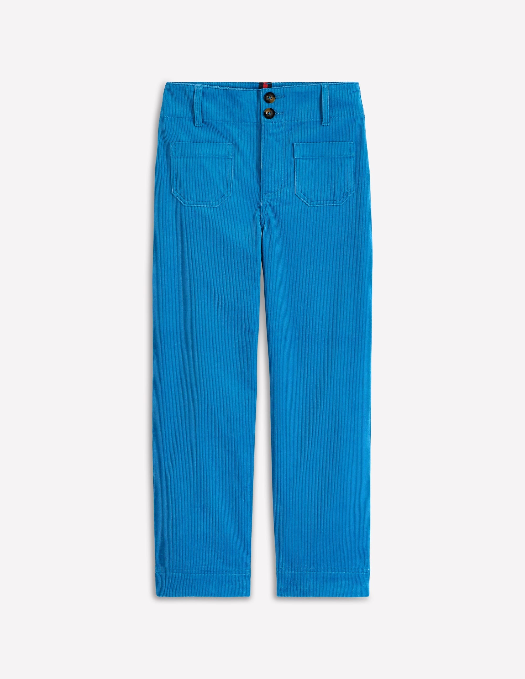 Primrose Cord Pants-Bright Blue