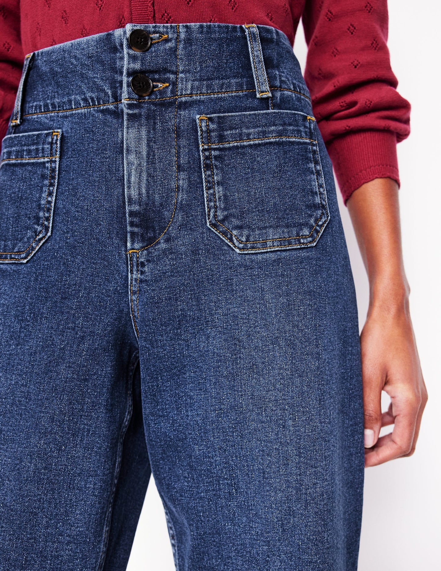 Primrose Cropped Pants-Mid Vintage
