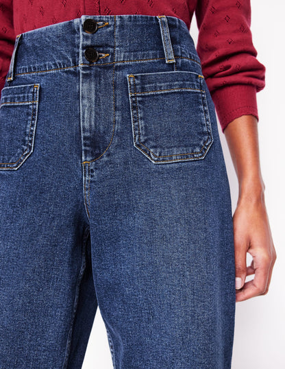 Primrose Cropped Pants-Mid Vintage