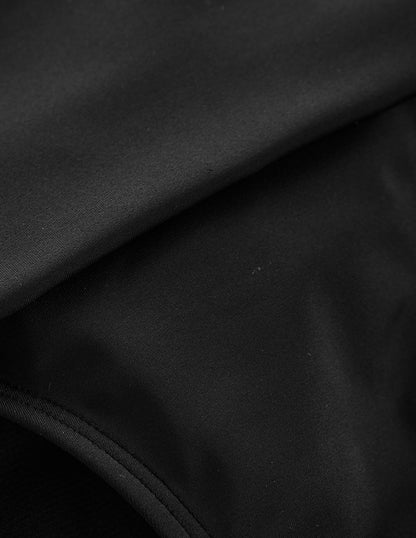 Classic Fold Bikini Bottoms-Black
