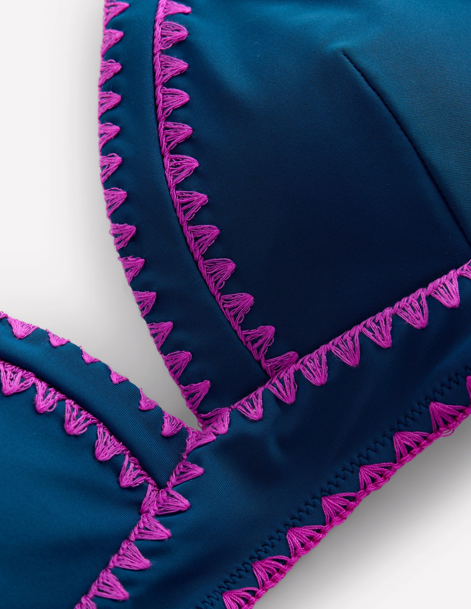 Kasos String V Neck Bikini Top-Oceansid, Very Fuchsia