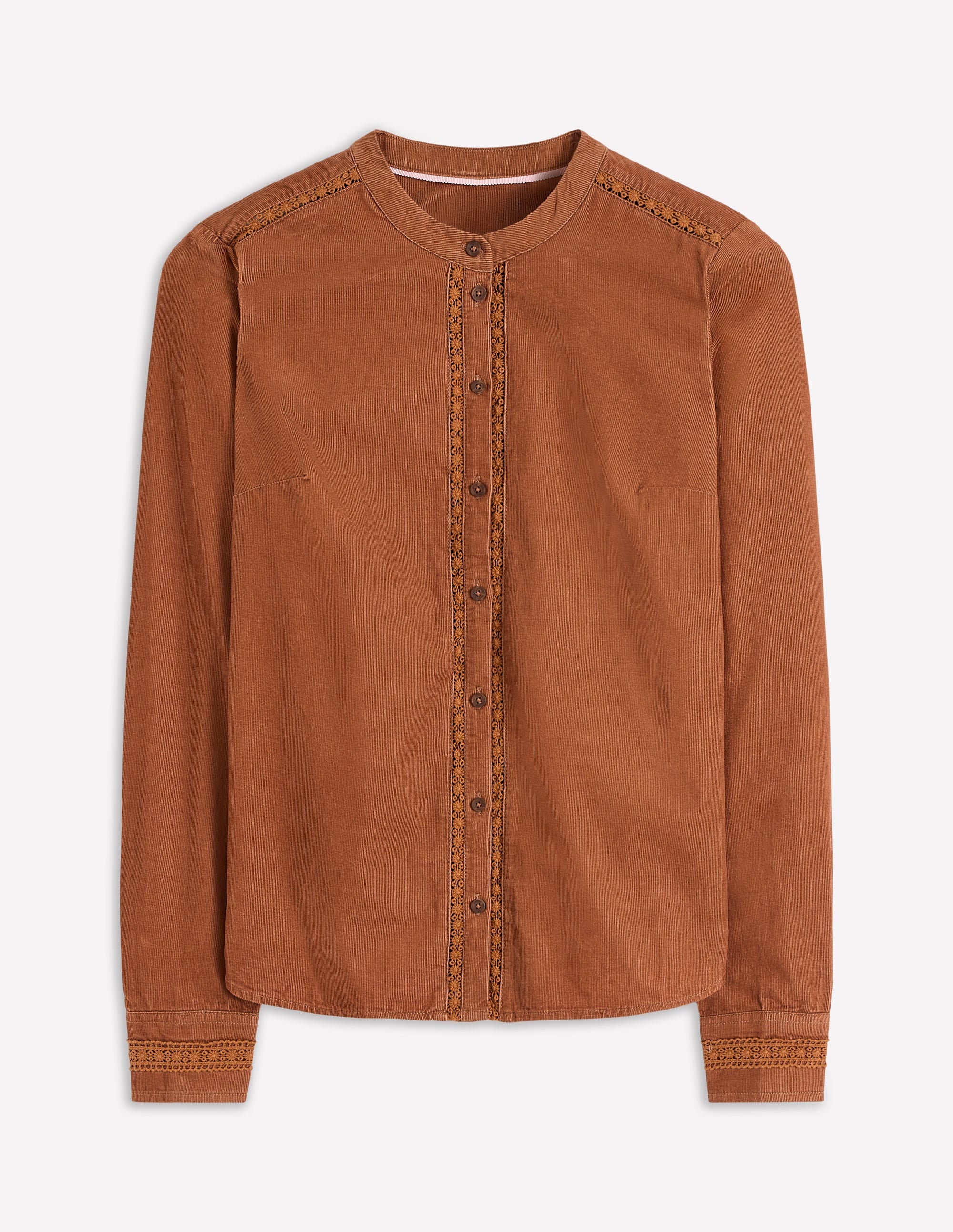 Victoria Cord Shirt-Ginger