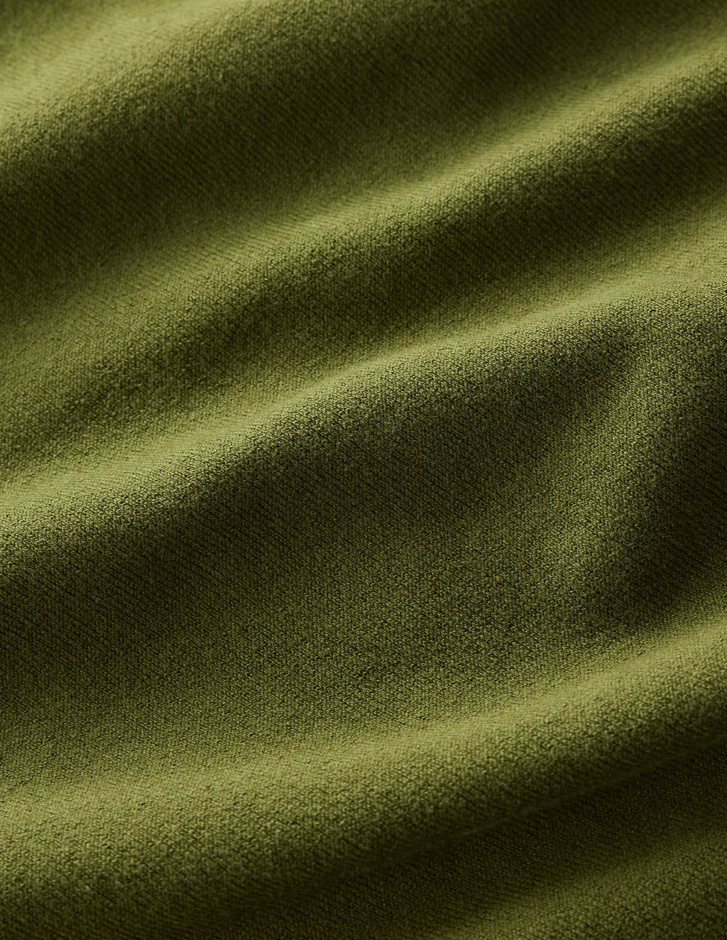 Camilla Cotton Crew Jumper-Forest Green