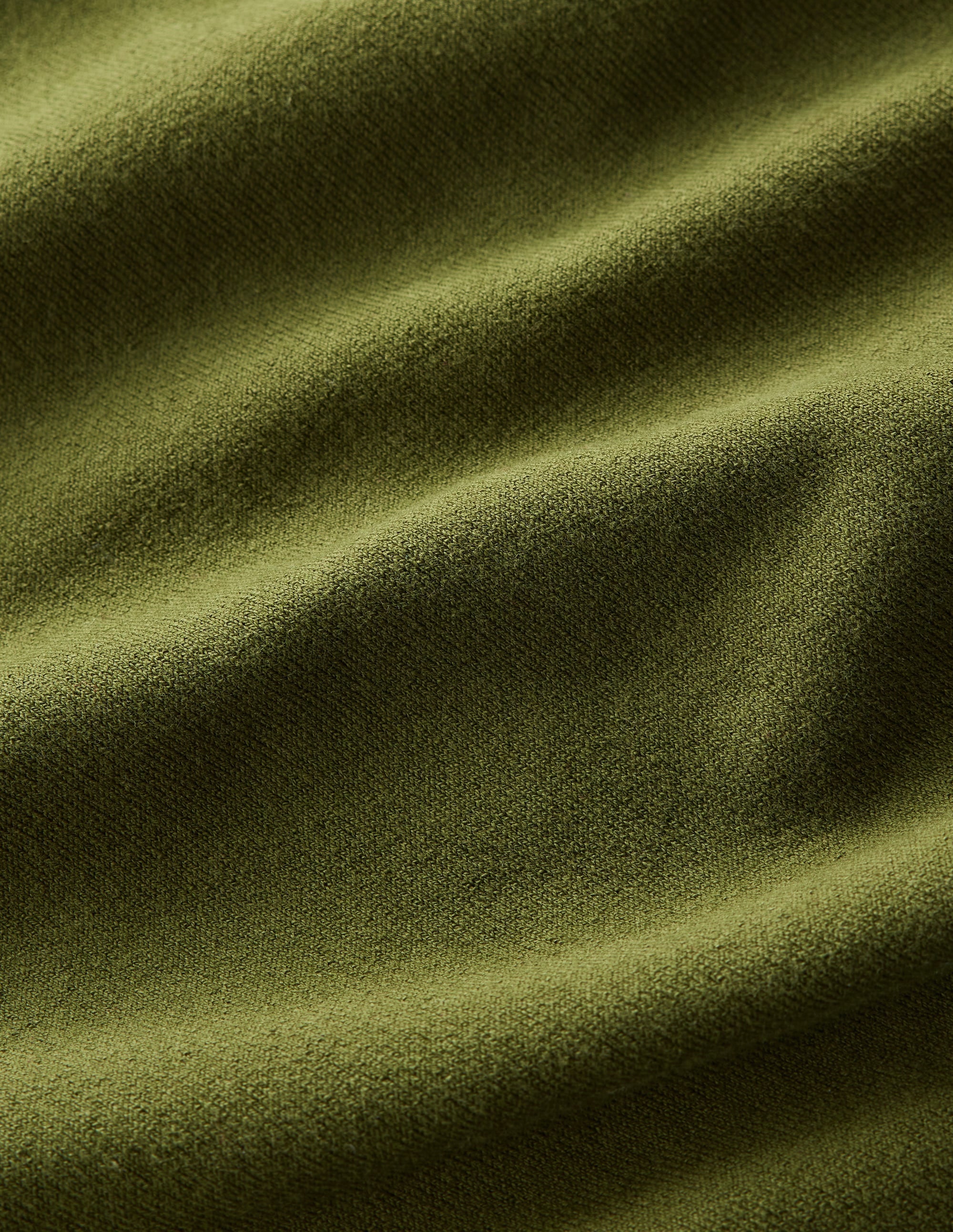 Camilla Cotton Crew Jumper-Forest Green