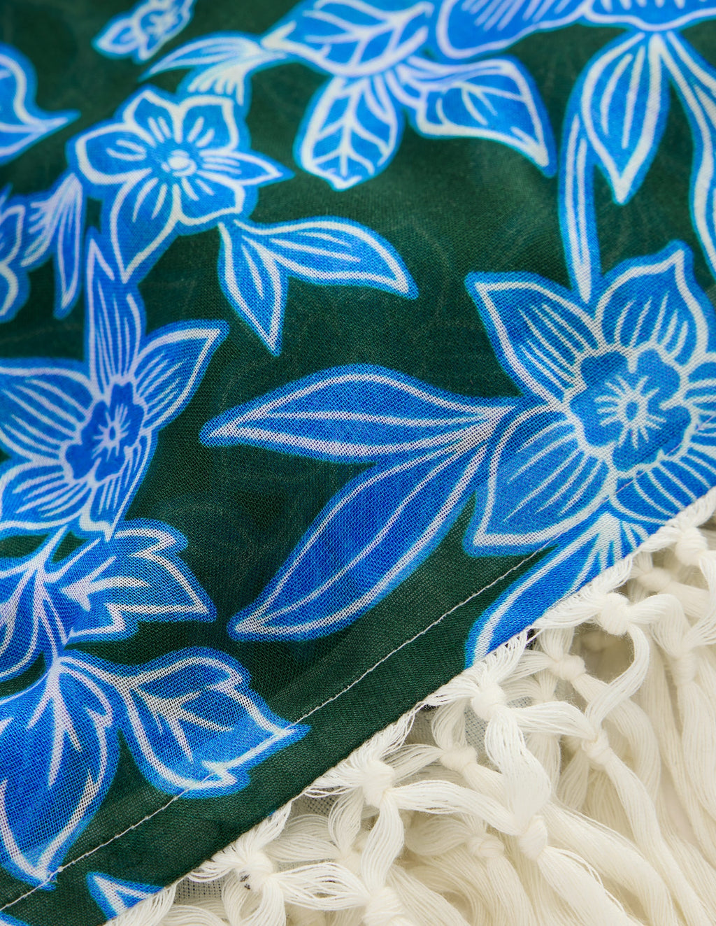 Tassel Sarong-Dark Green, Tigers Paradise