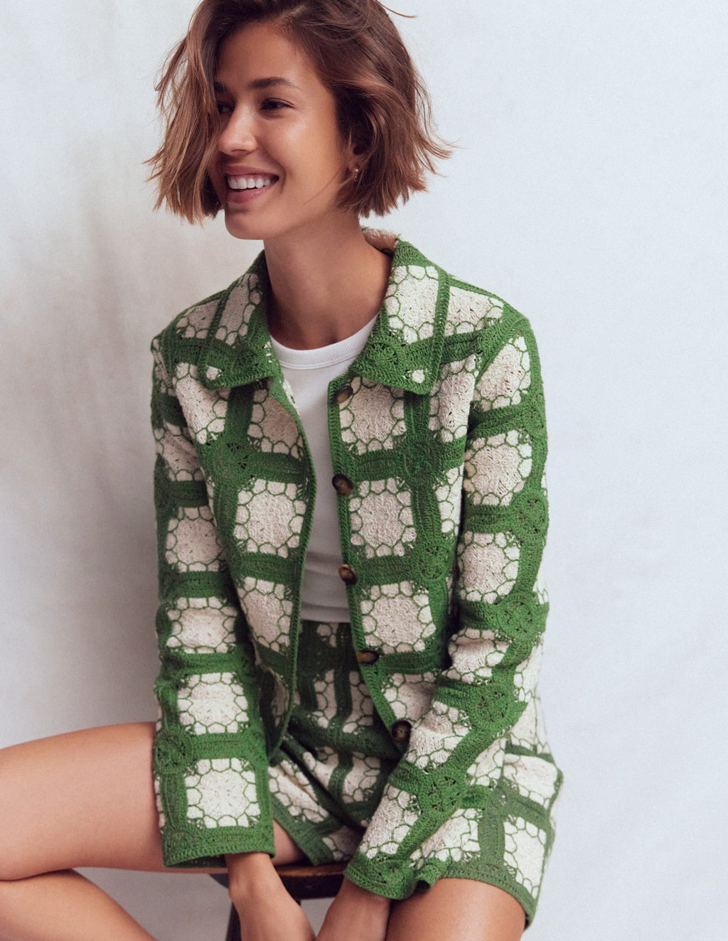 Crochet Jacket-Multi