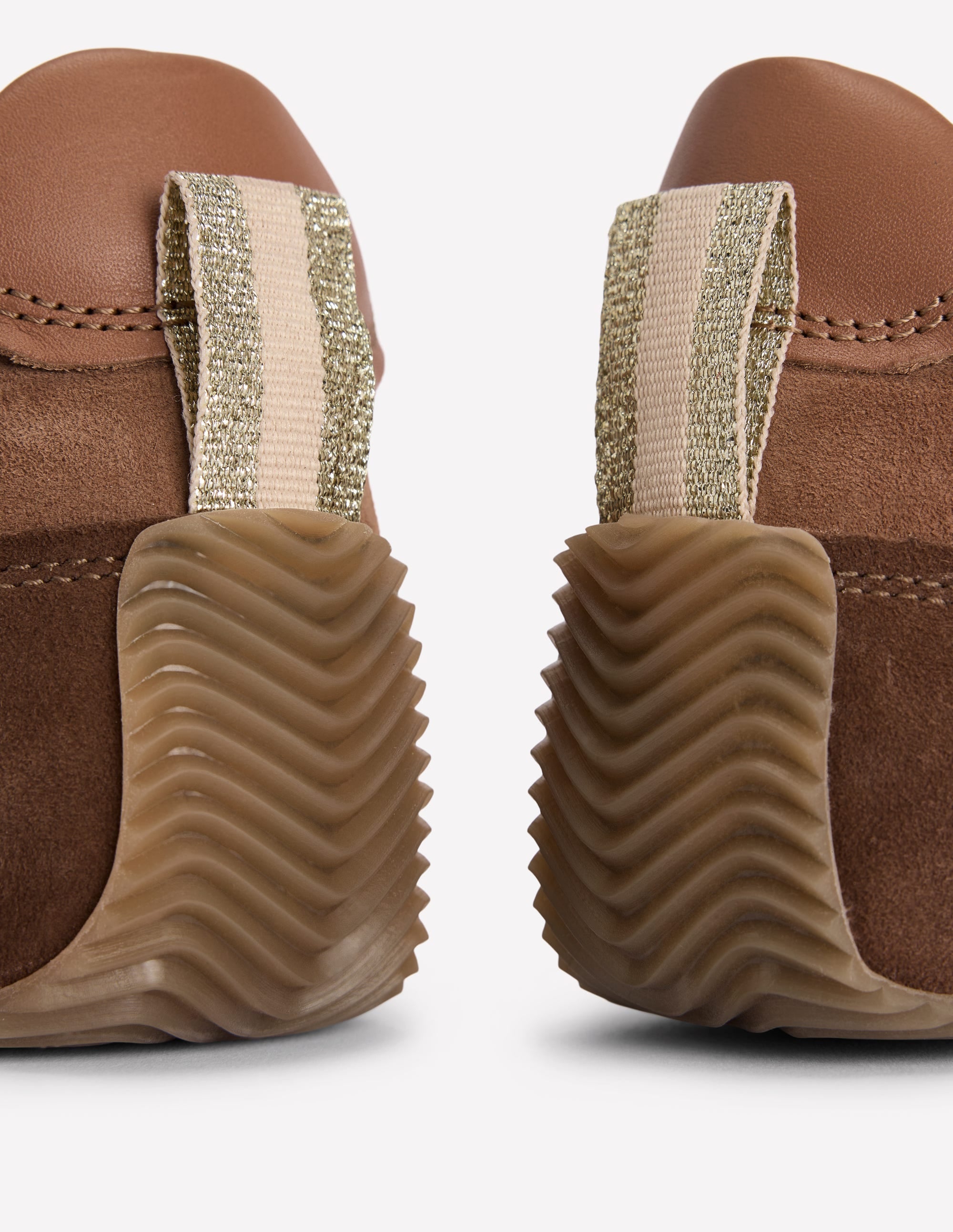 Delphine Slim Sole Trainers-Tan