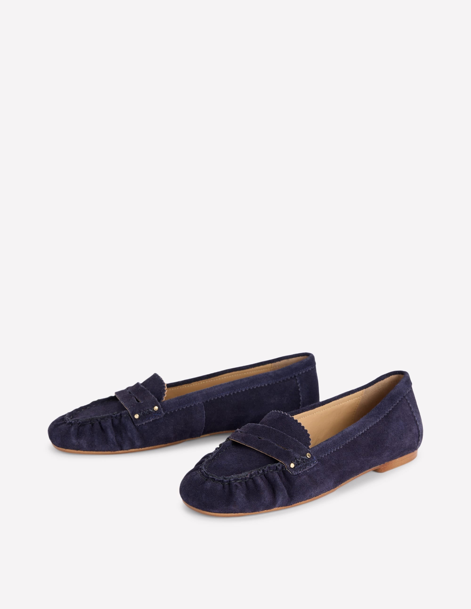 Classic Penny Loafers-Dark Navy
