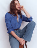 High Rise Column Leg Jeans-Mid Vintage