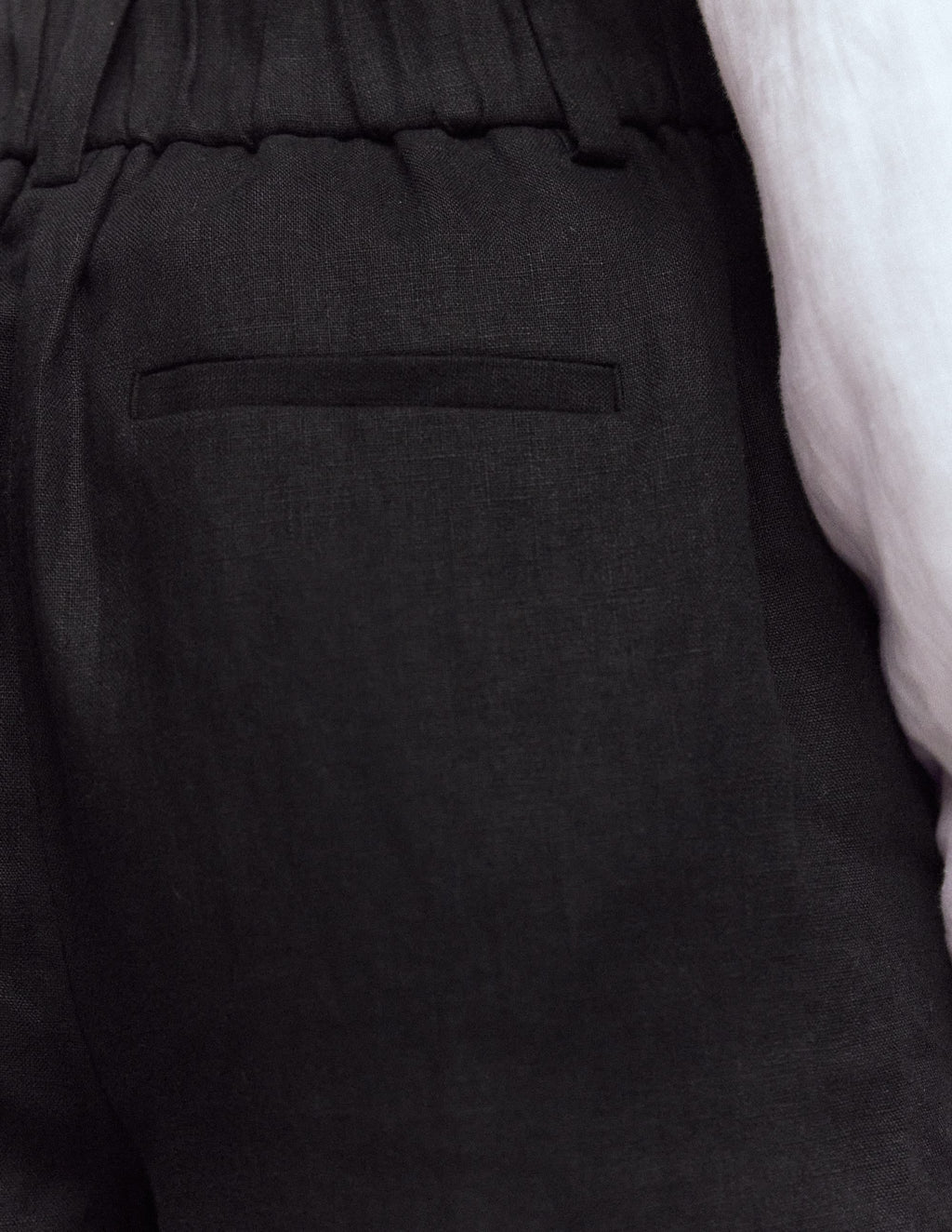 Kensington Linen Pants-Black
