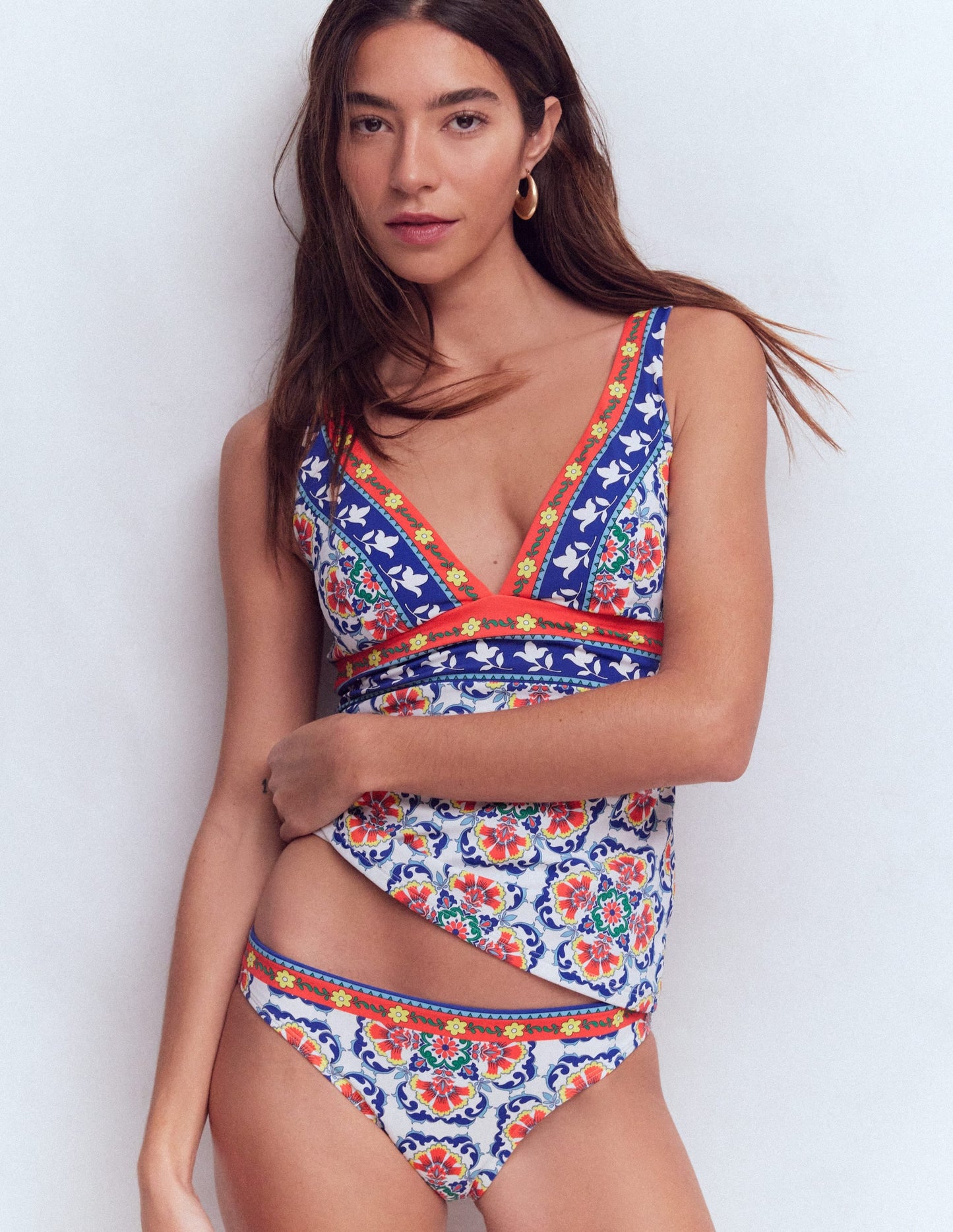 Porto Tankini Top-Multi, Ornamental Trellis