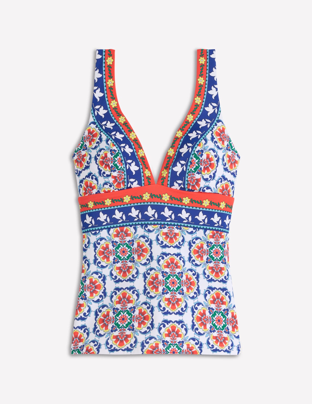 Porto Tankini Top-Multi, Ornamental Trellis