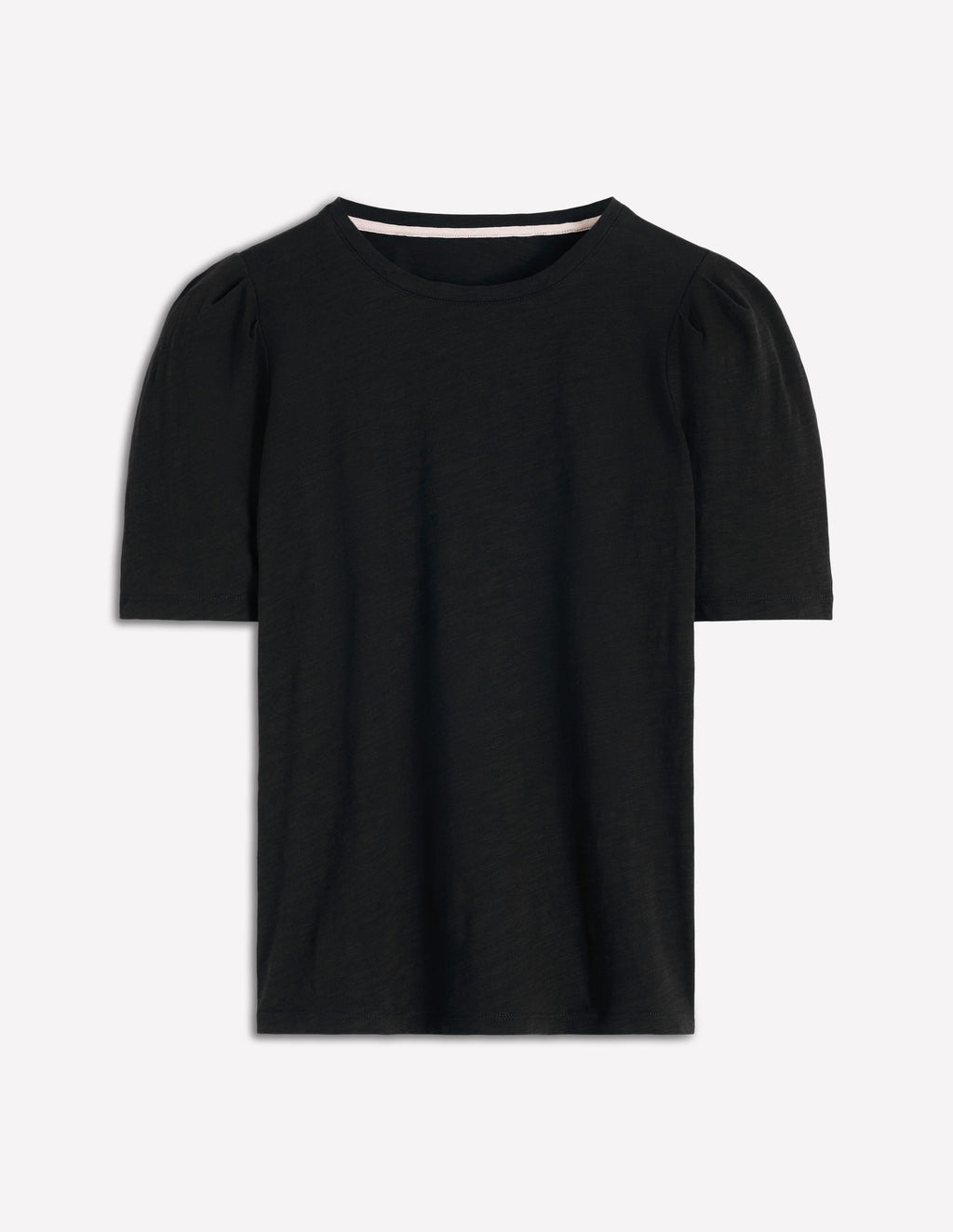 Sophie Puff Sleeve T-shirt-Black