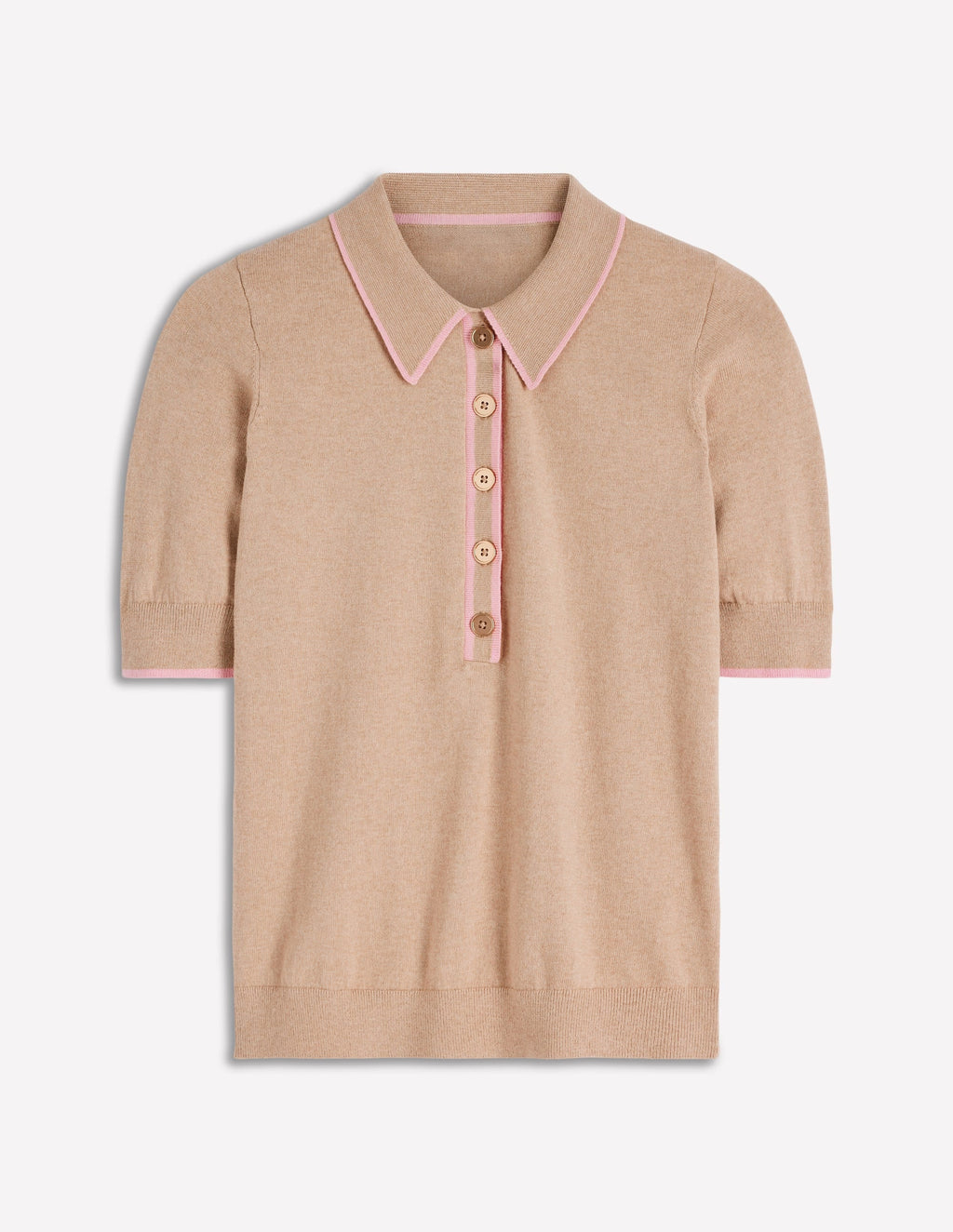 Liz Henley T-Shirt-Chinchilla Melange