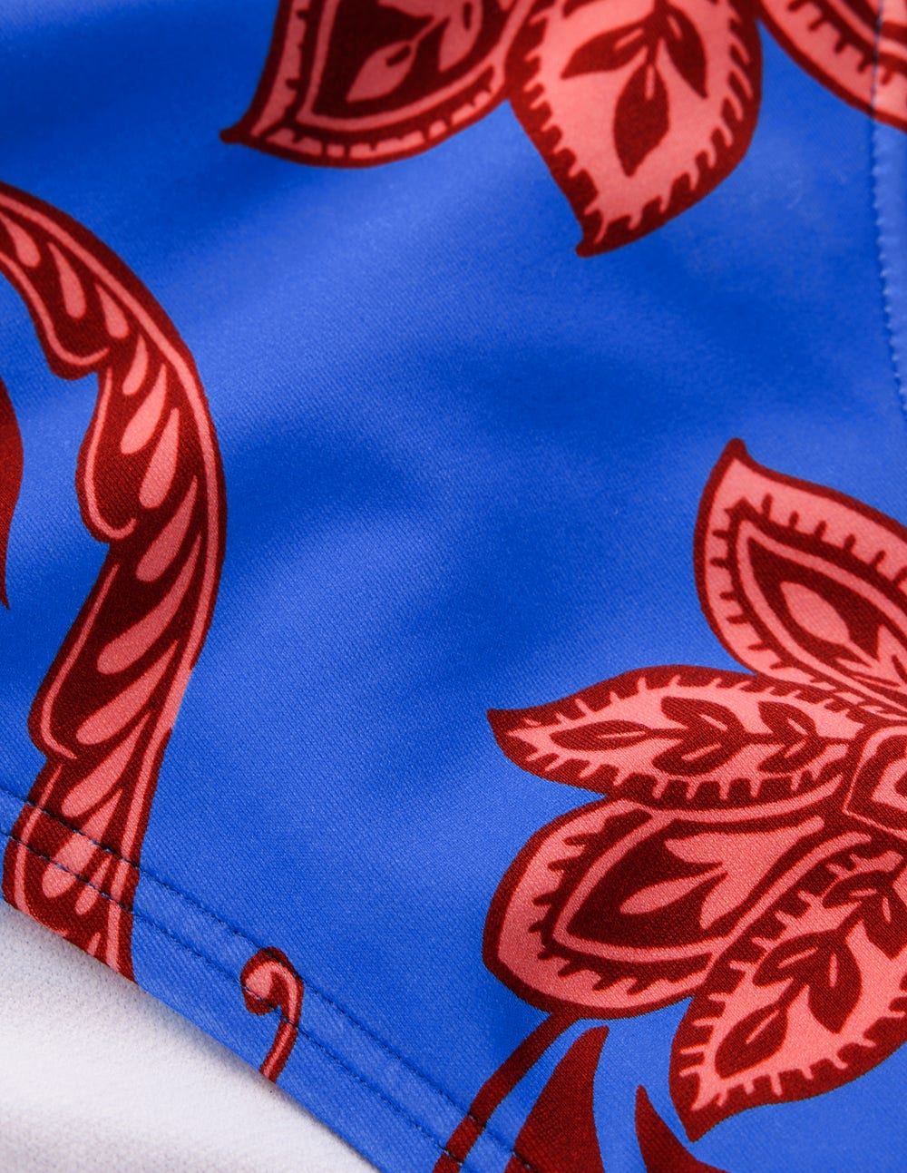 Classic Bikini Bottoms-Blue, Elegant Blossom