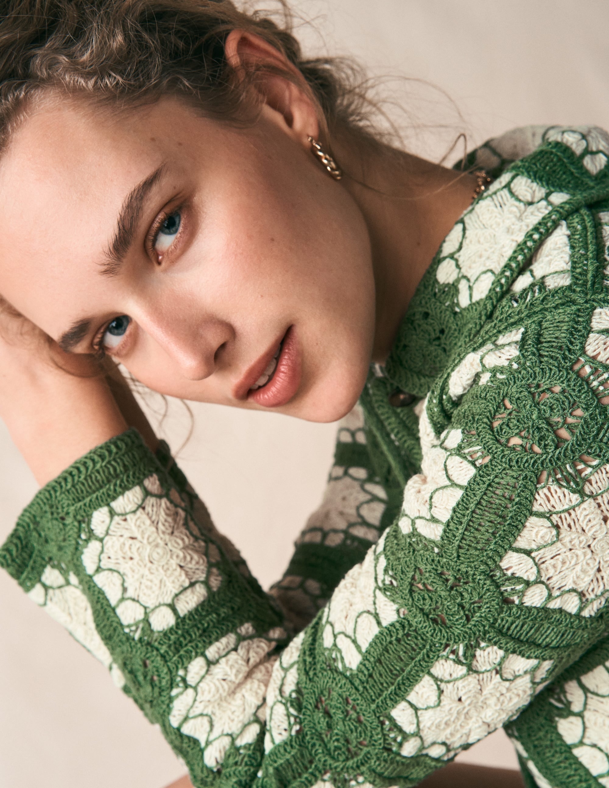 Crochet Jacket-Multi