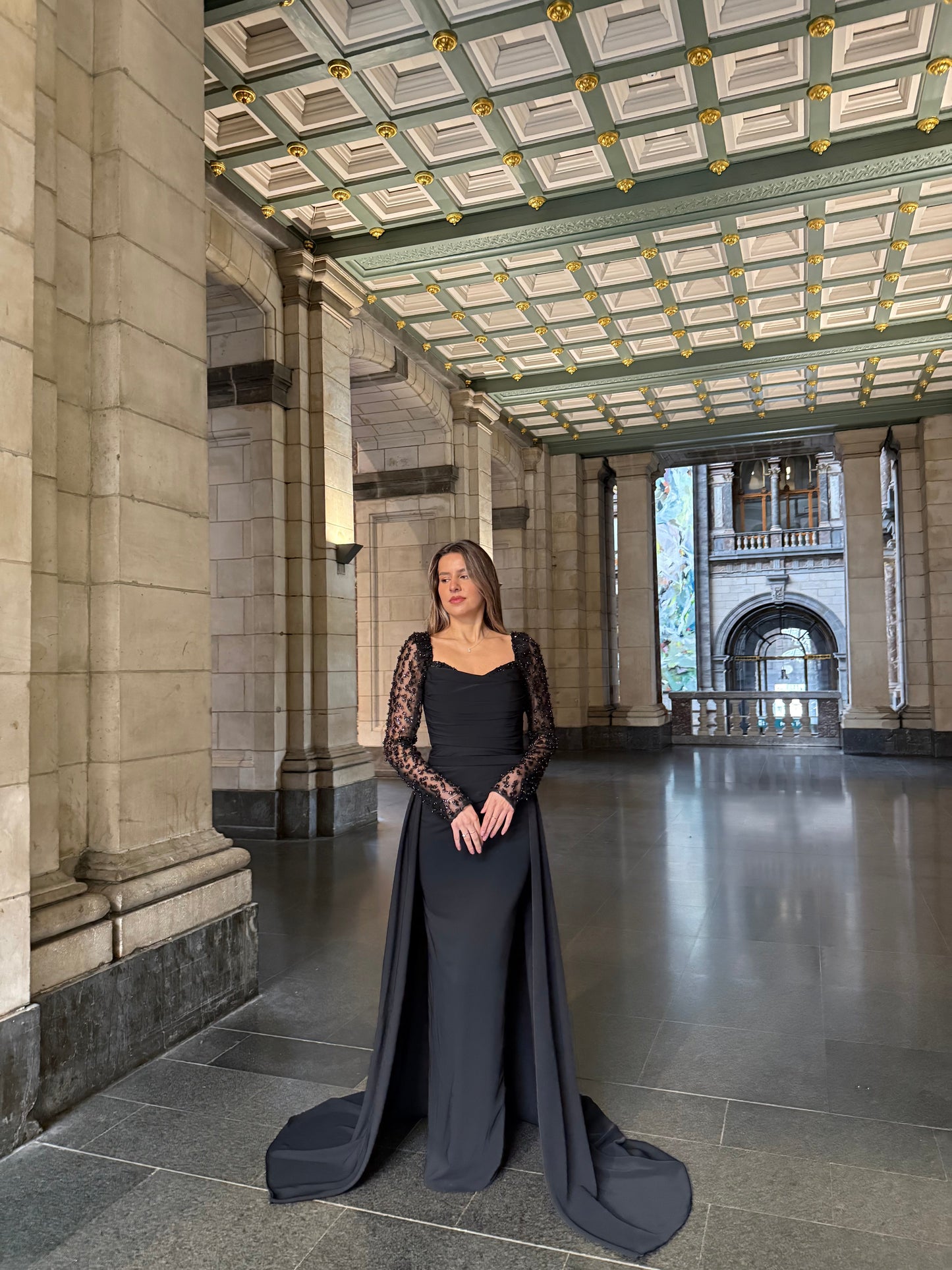 The Asena dress black
