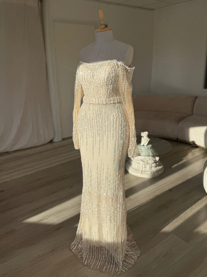 The Lina dress beige